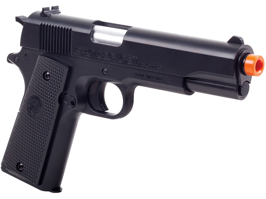 The Crosman Stinger P311 Spring Powered Airsoft Pistol is a single shot, 12...