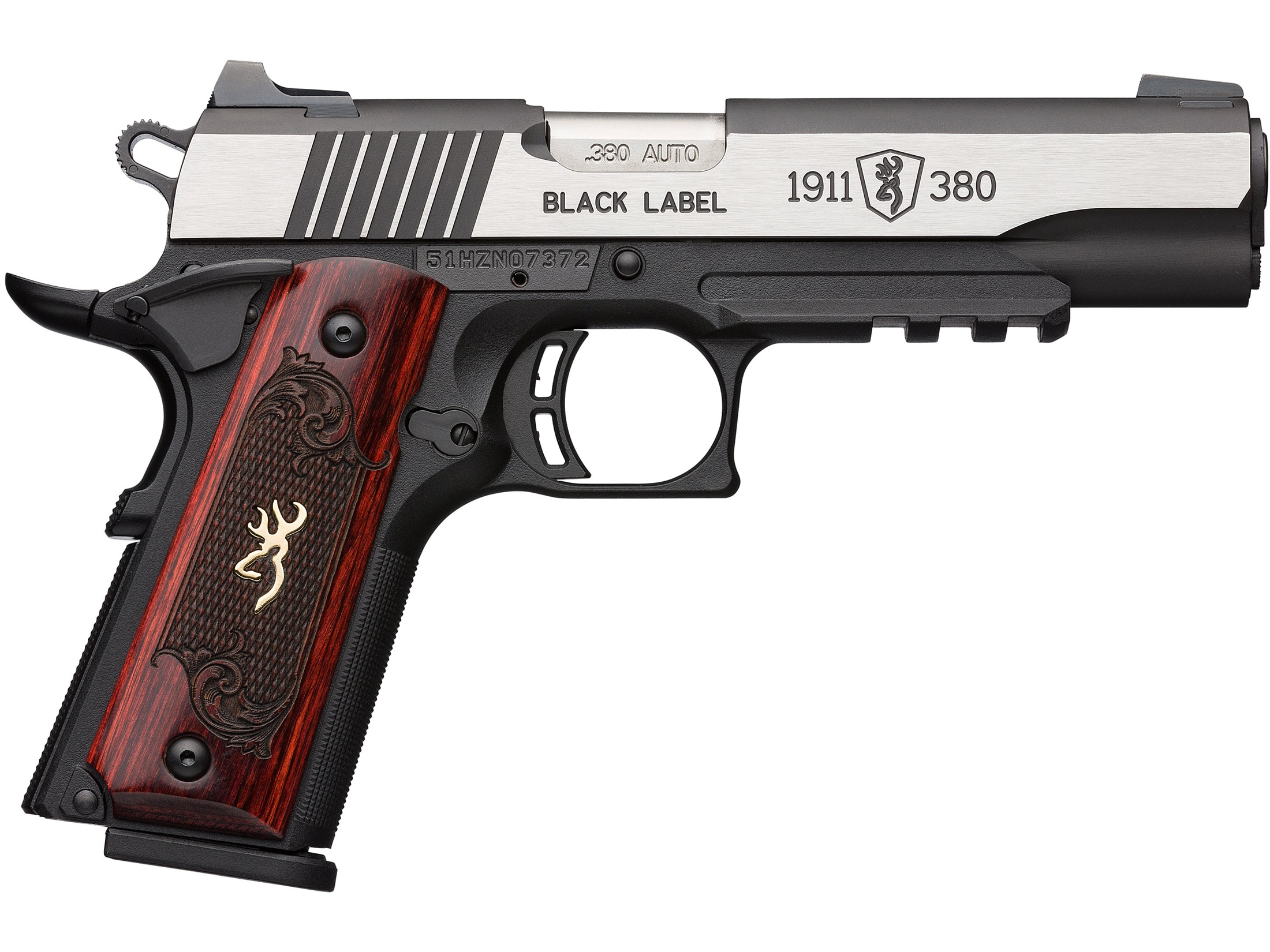 Browning 1911 380 Black Label Medallion Pro Semi Auto Pistol 380 Acp