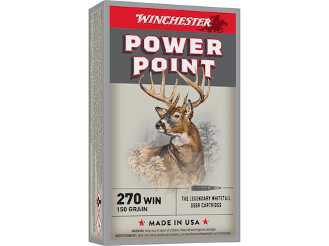 Winchester Super-X Ammo 270 Winchester 150 Grain Power-Point Box of 20