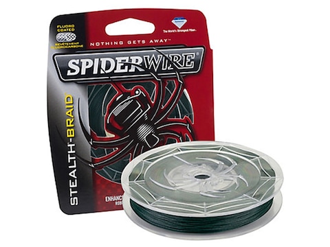  SpiderWire Stealth Braided Fishing Line 30lb 1500yd Moss Green