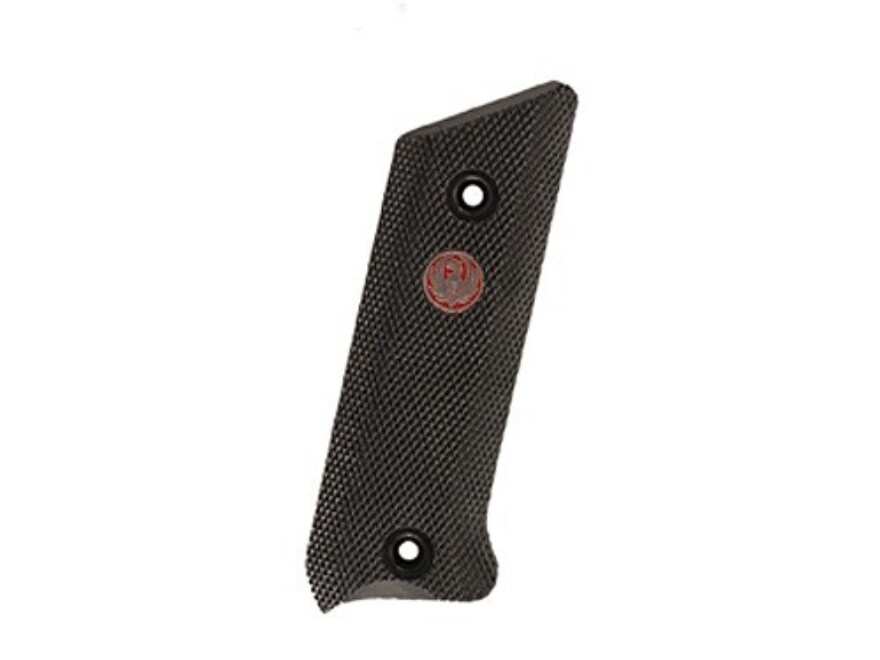 Ruger Factory Grips Ruger Mark 2 Polymer Black Red Medallion