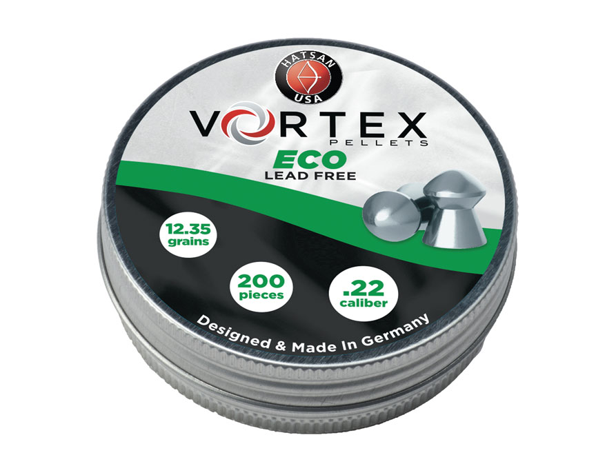 Hatsan Eco LeadFree Air Gun Pellets 177 Cal 6.48 Grain Round Nose