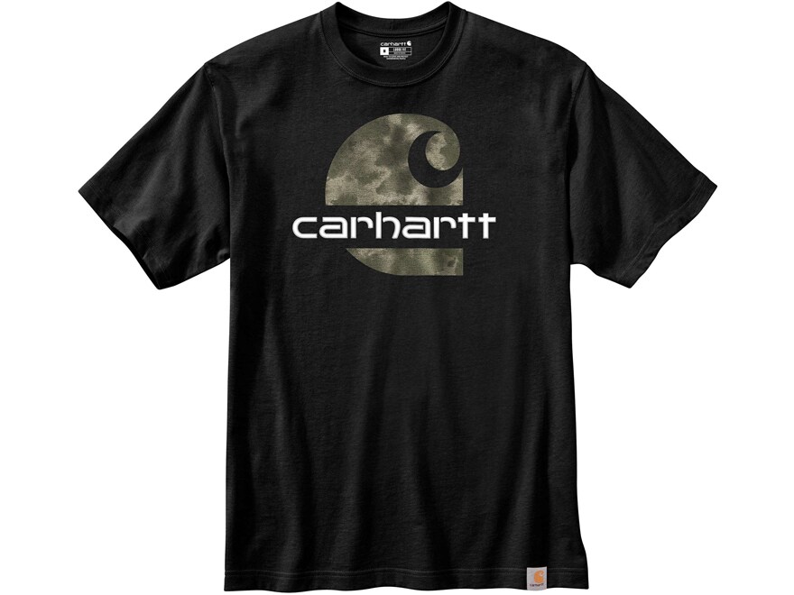 Carhartt Men's Camo Carhartt C Graphic Short Sleeve T-Shirt Heather