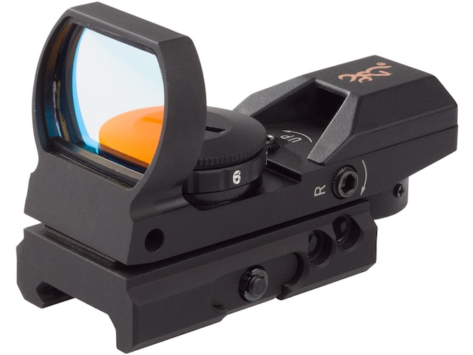 Browning Buckmark Red Dot Sight 4-Pattern Reticle (Circle-Dot-Cross, 3 MOA Dot, Cross-Dot, Circle-Dot) with Integral Picatinny Mount Matte Black