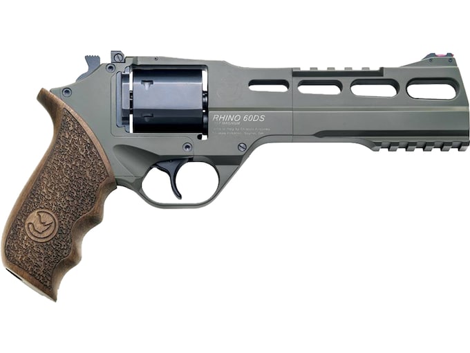 Chiappa Rhino 60 SAR 357 Magnum Revolver 6″ Green Barrel 6 Round Walnut Grip