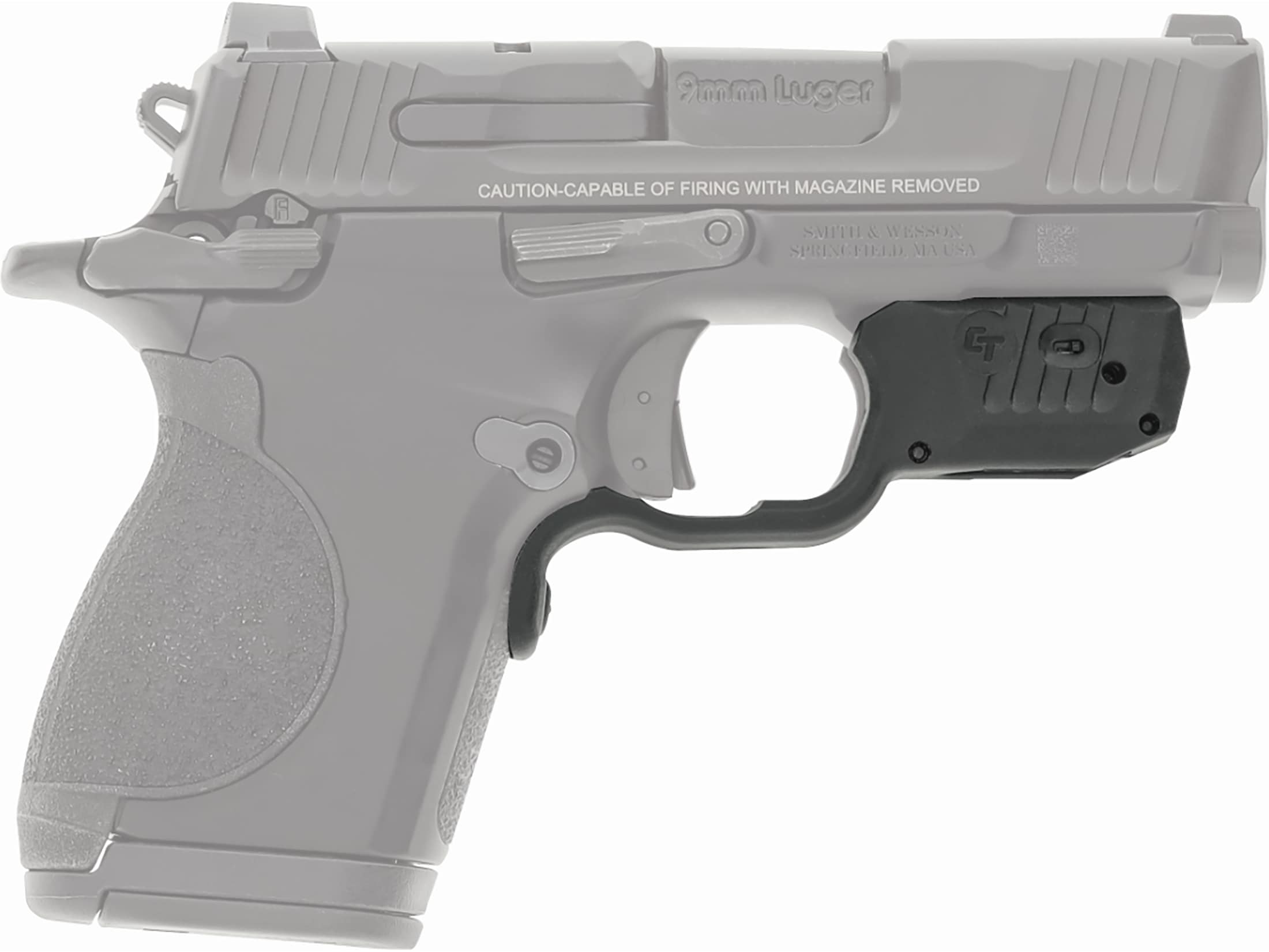 Crimson Trace Laserguard M&P 380 Shield EZ Polymer Black