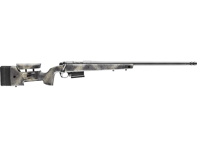 Bergara B-14 HMR Wilderness Bolt Action Rifle 6.5 Creedmoor 24" Matte Threaded Barrel Matte Blue Frame Woodland Camo Adjustable Comb Stock