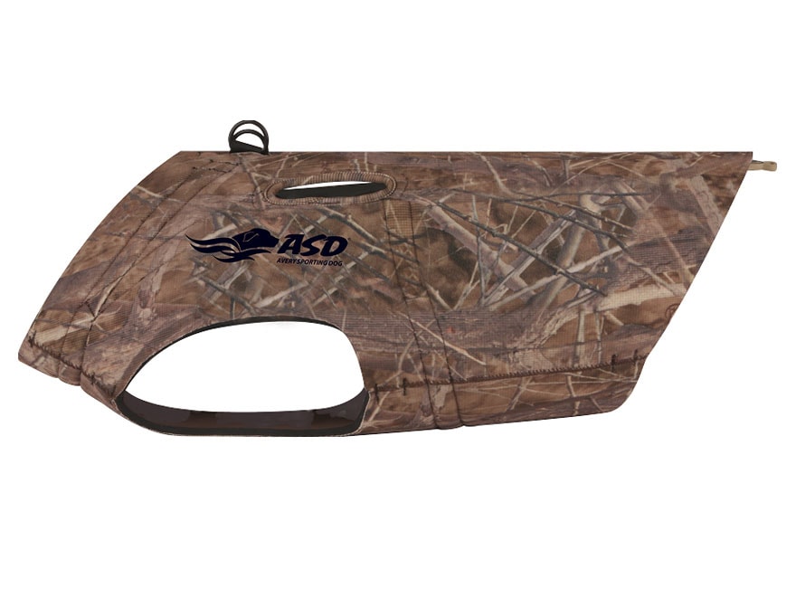 Avery Boater's Dog Vest Neoprene BuckBrush Camo 3XL