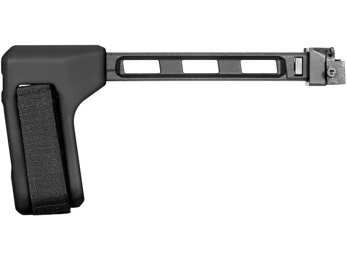SB Tactical FS1913 Side Folding Pistol Brace Sig for MPX, MCX 1913 Rail with Aluminum Strut Black
