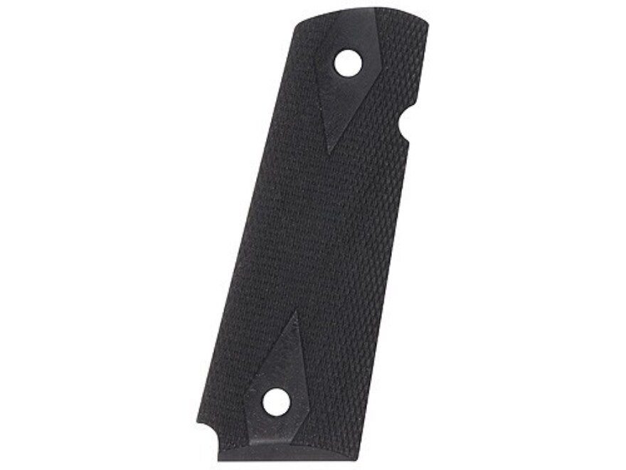 Hogue Grips 1911 Government Commander Checkered Ebony 3558