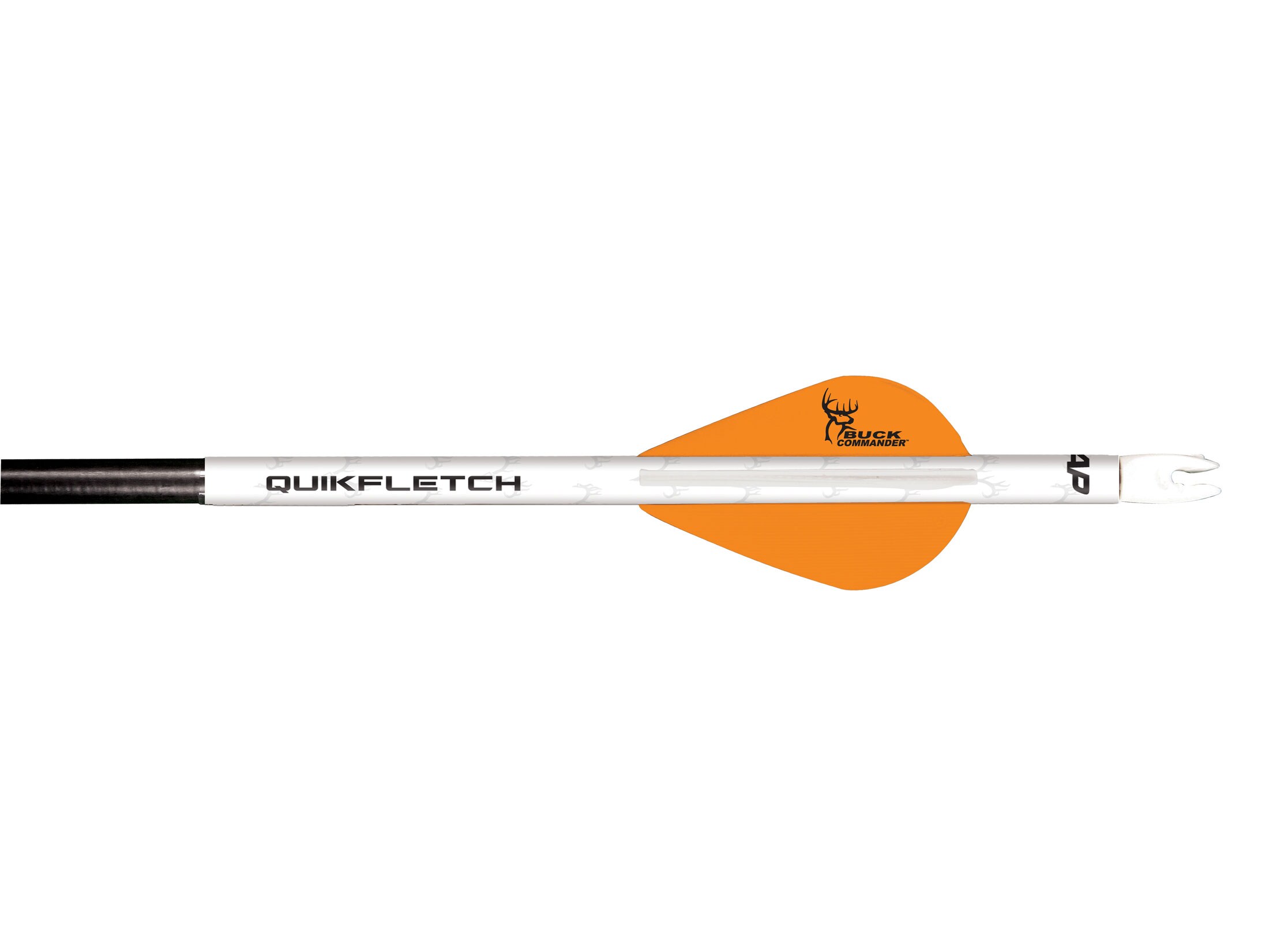 NAP Quikfletch w/Twister Vanes White/Orange 6 pk. main image 0