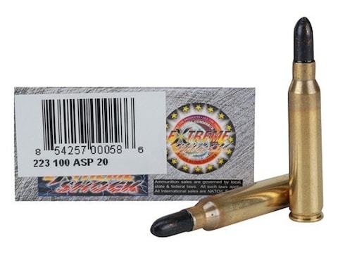 Extreme Shock Subsonic Covert-Ops Specialty Ammo 223 Remington 100