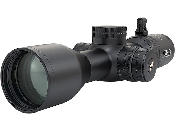 German Precision Optics GPO Centuri Super Compact Rifle Scope 3-12x 44mm G4 Reticle Matte Black