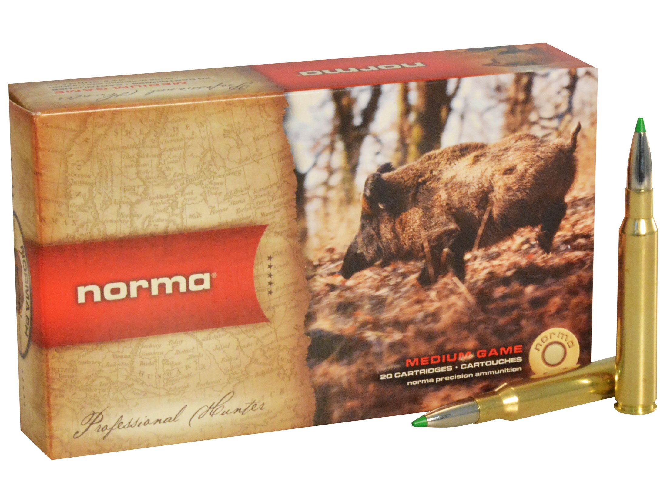 Norma American PH Ecostrike 7x64mm Brenneke Ammo 140 Grain Polymer Tip