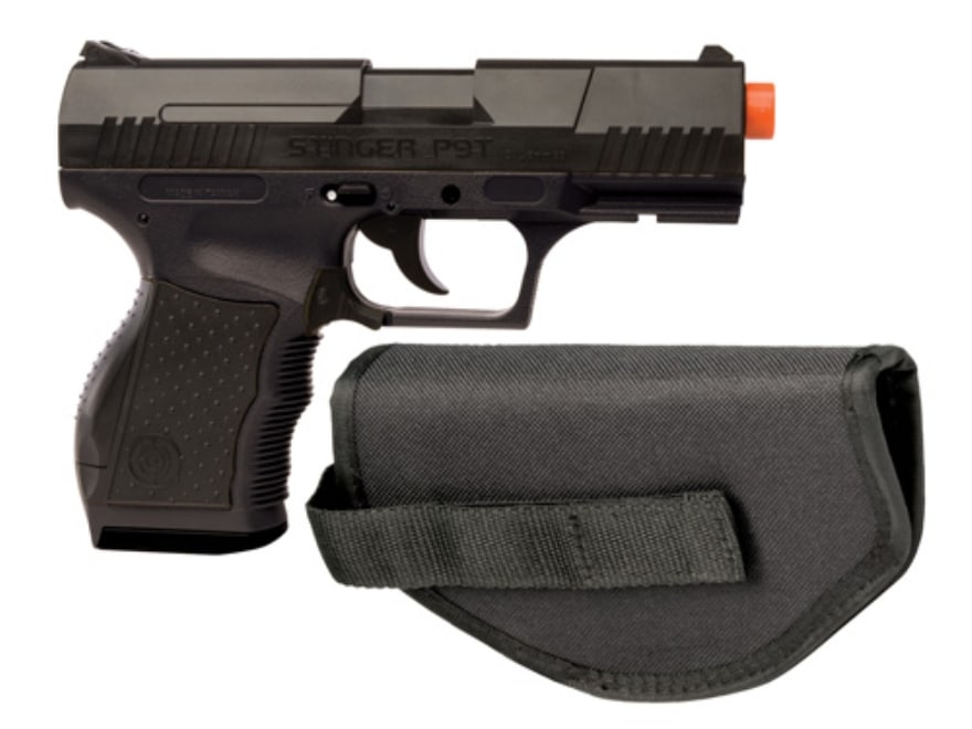 Crosman Stinger P9 Airsoft Pistol Kit, Dark Earth/Clear. Airsoft gun
