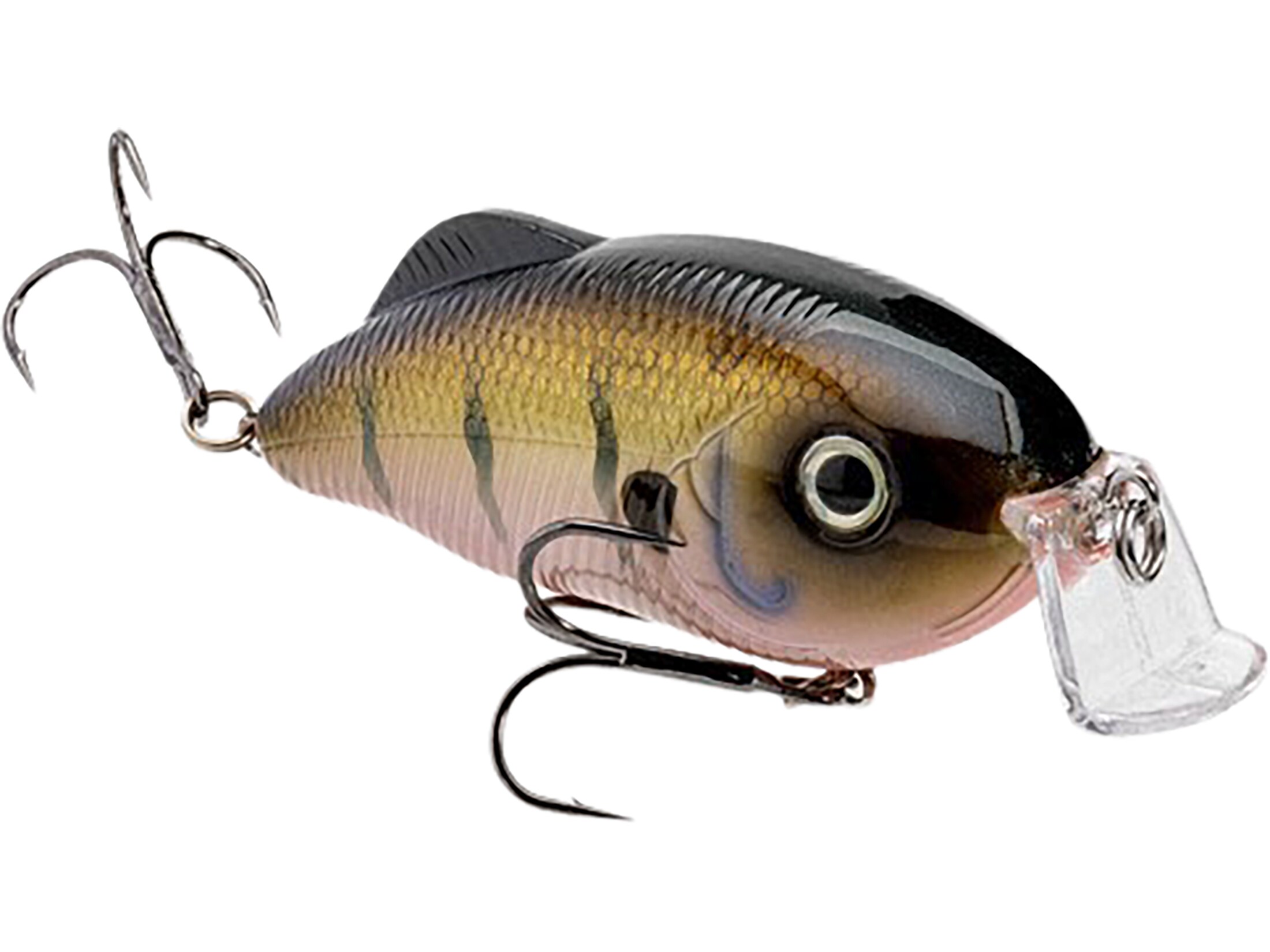 Bagley Flat Balsa B2 Square Bill Crankbait Black Orange