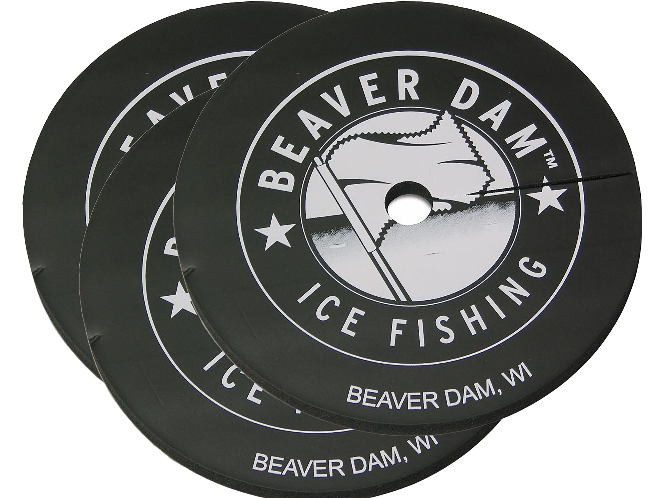 Beaver Dam Ice Hole Cover Black Pk