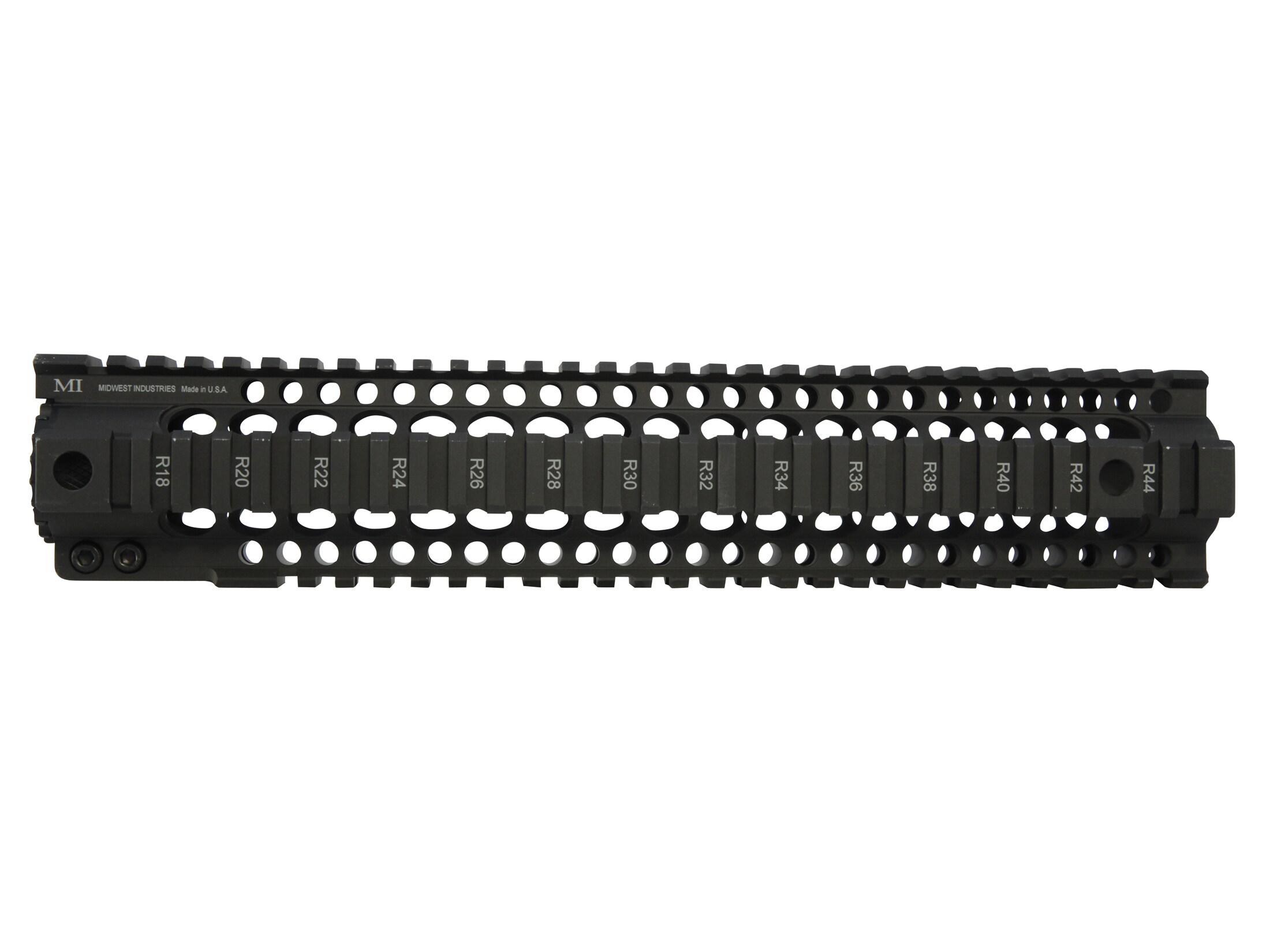 Midwest industries gen 2 t series free float tube handguard quad rail