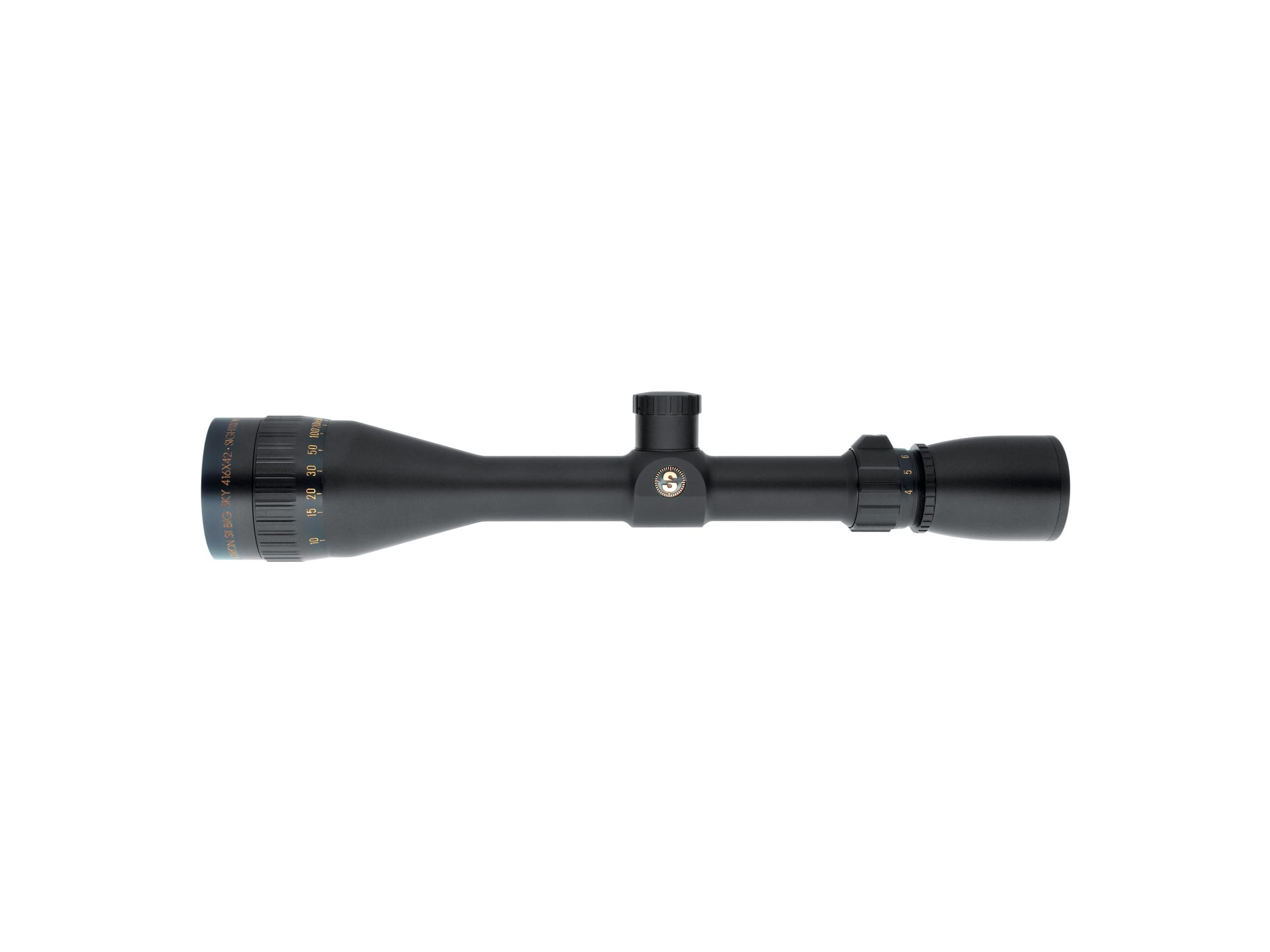 Sightron SII Big Sky Target Rifle Scope 416x 42mm Duplex Reticle