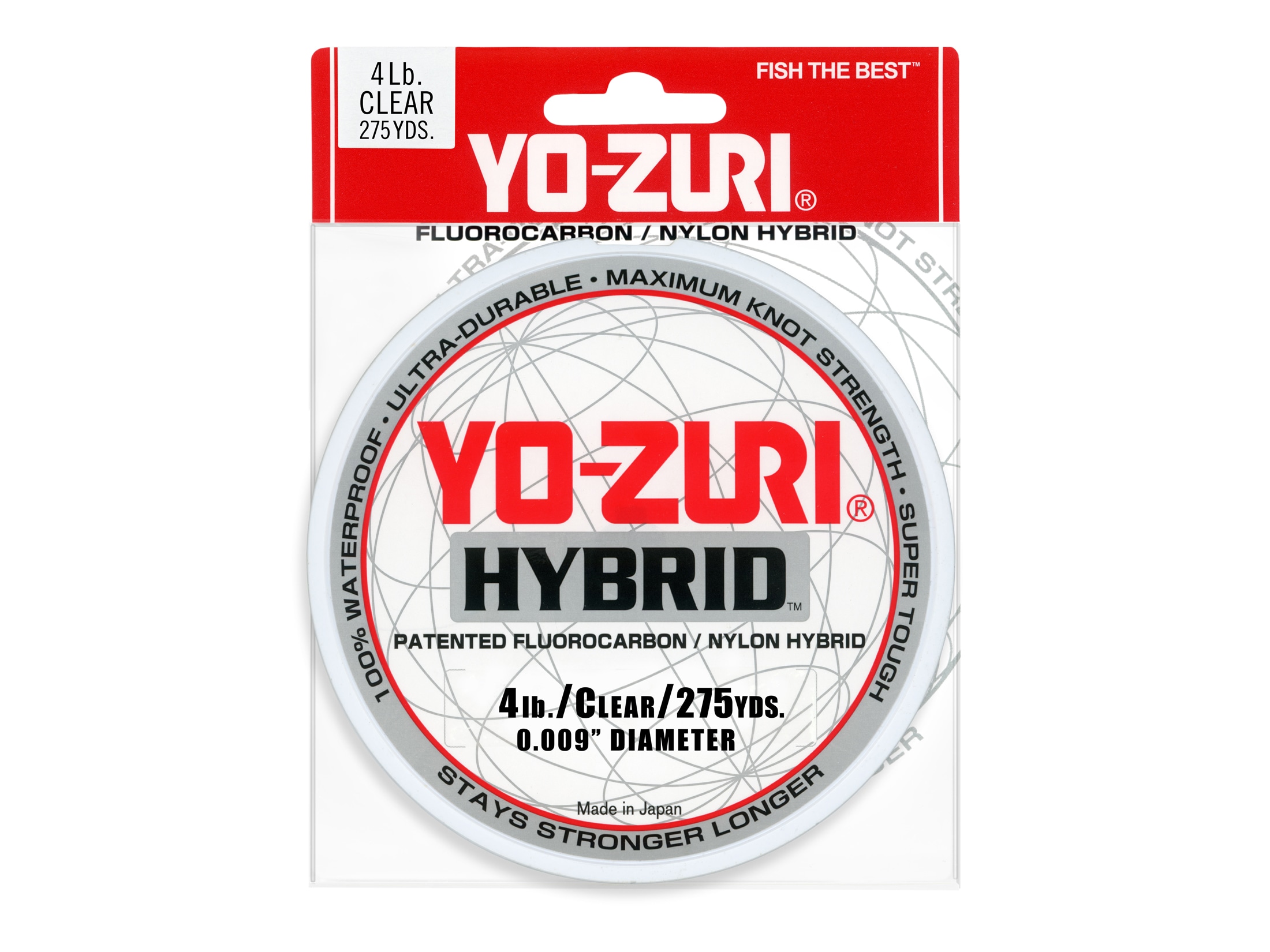 YoZuri Hybrid Fluorocarbon Fishing Line 20lb 600yd Clear