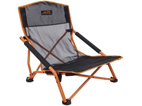 ALPS Mountaineering Rendezvous Elite Folding Camp Chair Aluminum and Nylon Black/Apricot