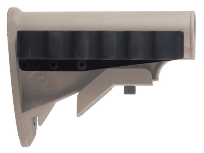 Mesa Tactical Sureshell Shotshell Ammunition Carrier 12 Gauge M4 Stock Aluminum Matte