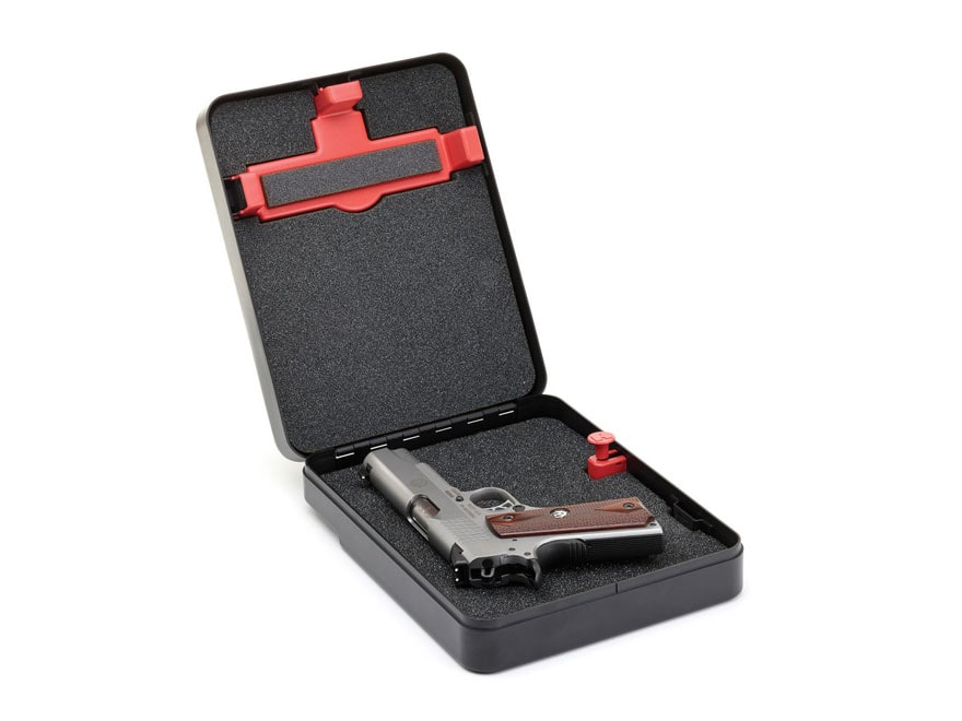 Hornady Shackle Box Pistol Security Box Steel Black