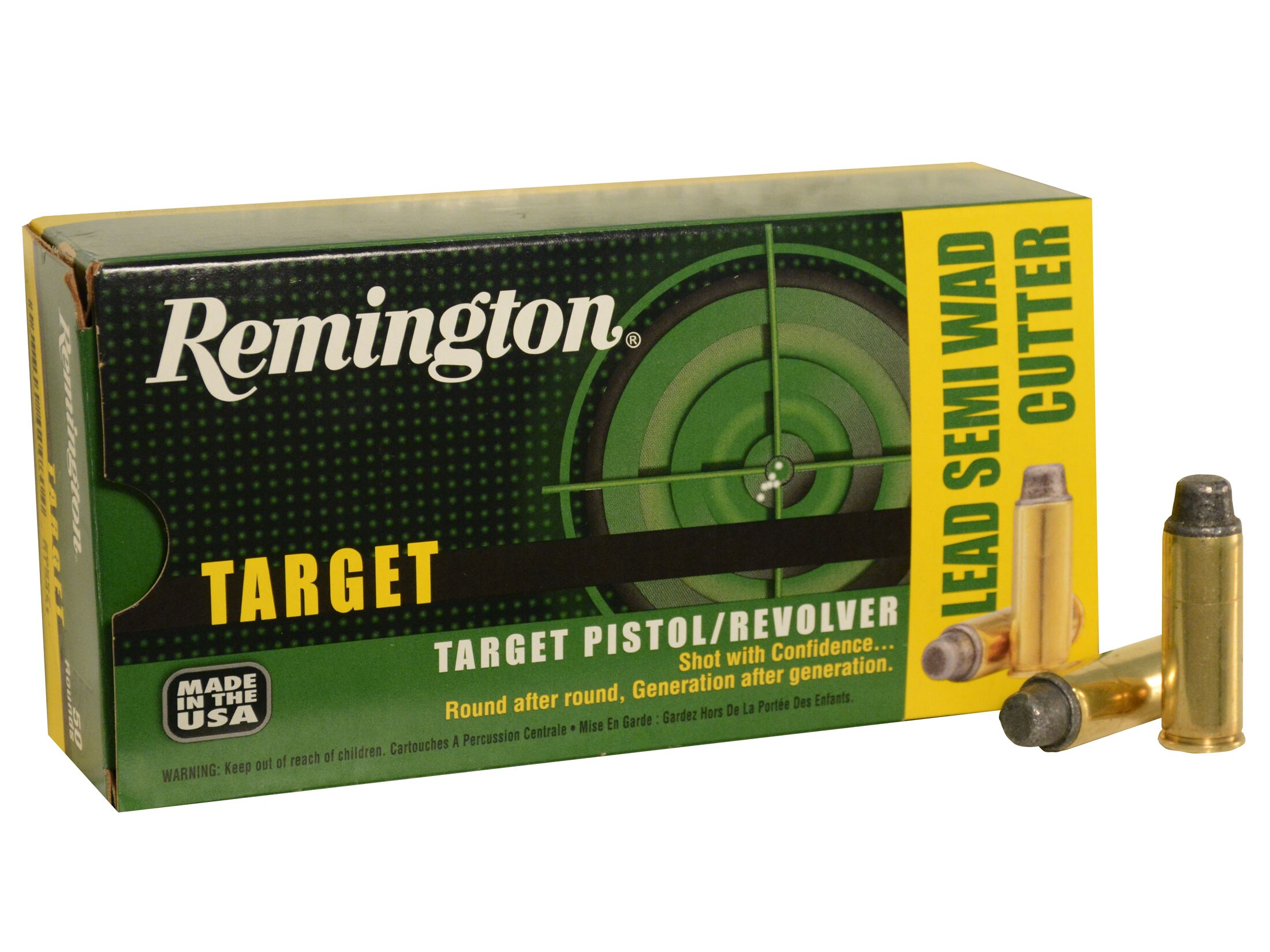 Remington Target Ammo 45 Colt (Long Colt) 225 Grain Lead