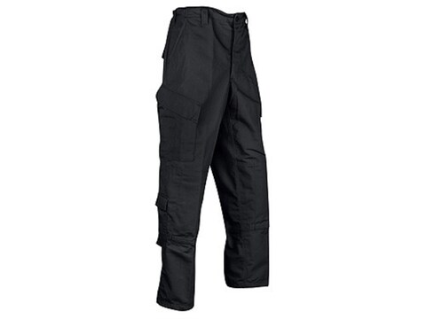 Tru-Spec T.R.U. Tactical Pants Polyester Cotton Ripstop Black XL Long