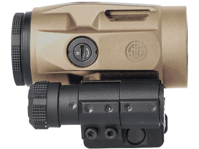 Sig Sauer JULIET3 Micro 3x 22mm Magnifier QD Picatinny Mount with Spacers FDE