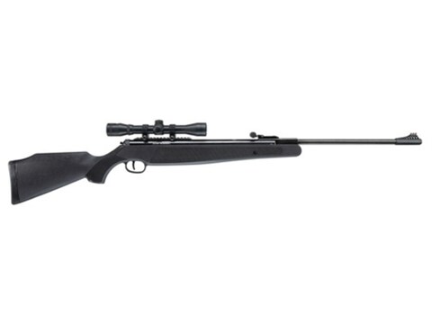 Ruger Air Magnum Pellet Air Rifle Black Polymer Stock Blued Barrel with Airgun Scope 4x...