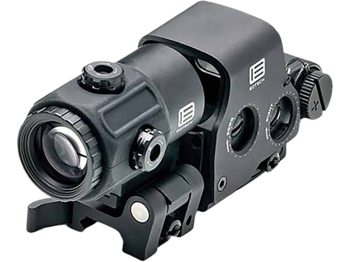 EOTech EXPS3-2 Holographic Hybrid Sight II 68 MOA Circle with (2) 1 MOA Dots Reticle with G43 3X Magnifier and Switch to Side QD mount Matte Black