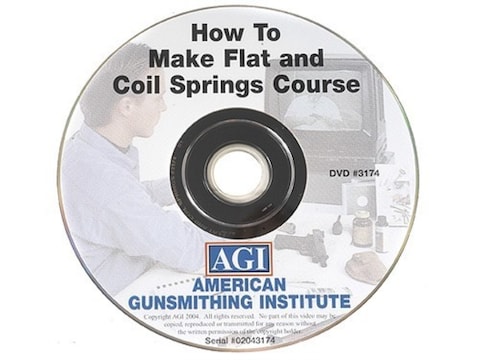 American Gunsmithing Institute (AGI) Video "How to Make Flat and Coil Springs" DVD