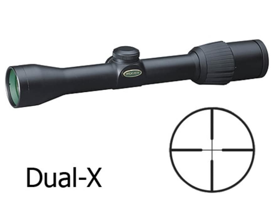 Weaver Grand Slam Rifle Scope 1.55x 32mm DualX Reticle Matte