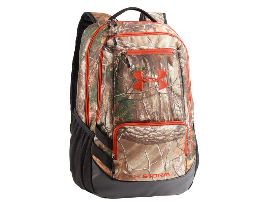 Under Armour UA Hustle Backpack Polyester Realtree Xtra Camo