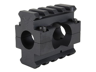 DoubleStar Gas Block 2 Picatinny Rail AR-15, LR-308 Lightweight Barrel .625" Inside Diameter Aluminum Matte
