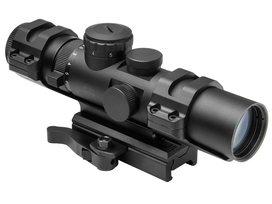 NcStar XRS Series Compact Rifle Scope 34mm Tube 2-7x 32mm Blue