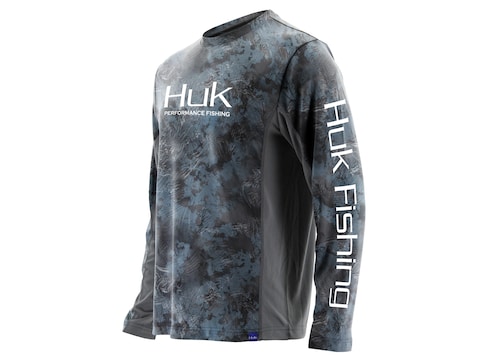 Huk Men's Icon X Camo Performance Long Sleeve Shirt Polyester/Spandex