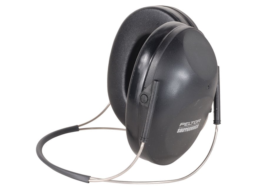 Peltor ShotGunner Behind the Head Earmuffs (NRR 19dB) Black