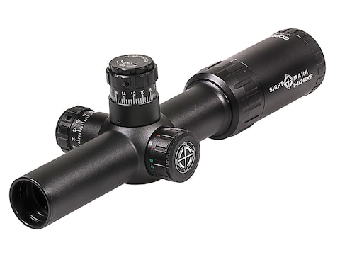 Sightmark Core TX Dual Caliber Rifle Scope 30mm Tube 1-4x 24mm Red/Green Illuminated DC...