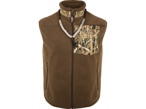 Drake Men's Sherpa Fleece Hybrid Liner Vest Polyester