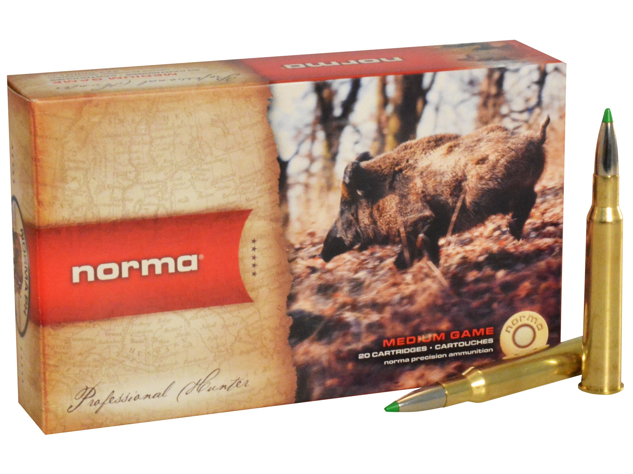 Norma American PH Ecostrike 7x65mm Rimmed Ammo 140 Grain Polymer Tip