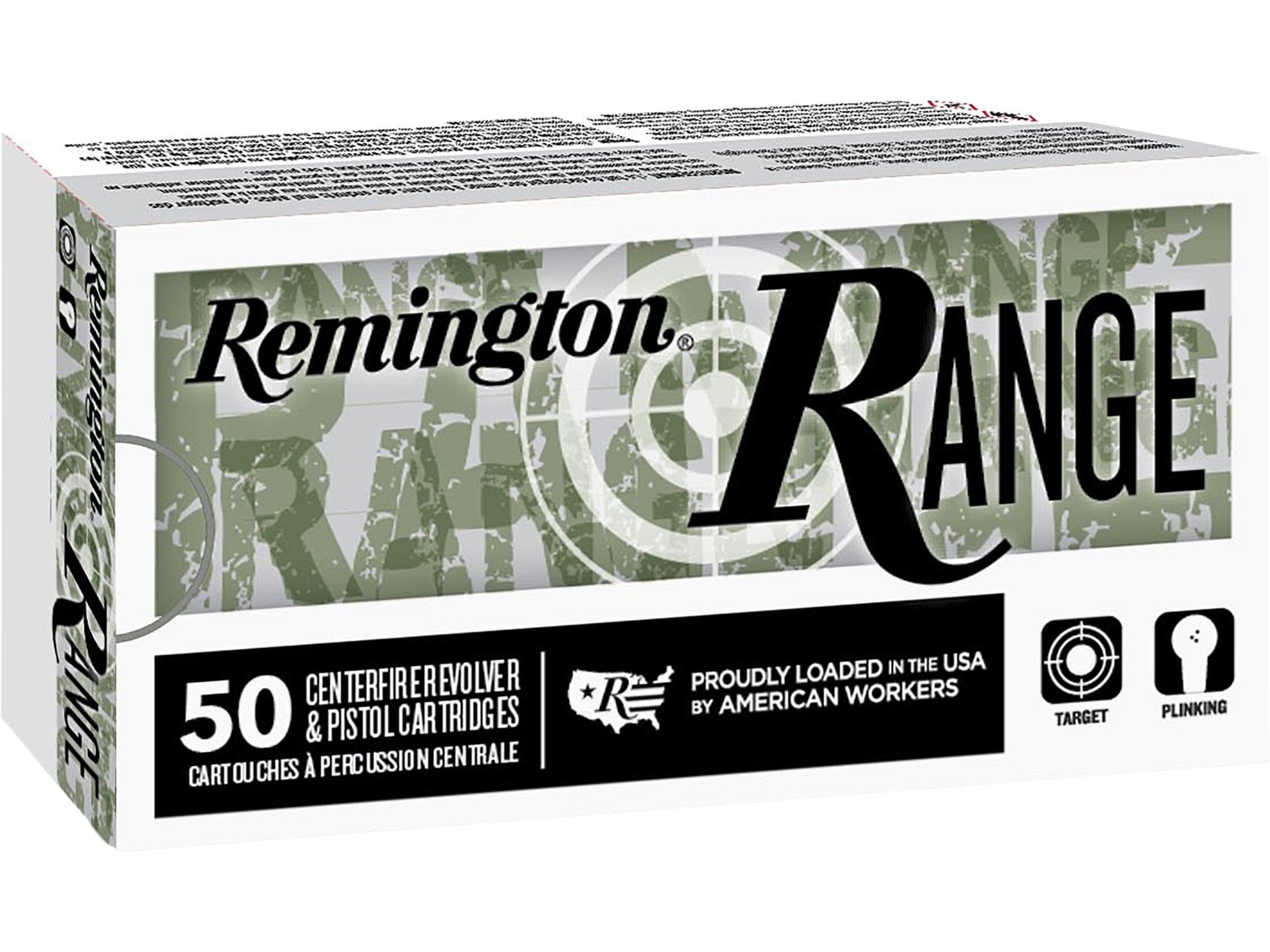 Remington Range 9mm Luger Ammo 124 Grain Full Metal Jacket Case of 1000 (20 Boxes of 50)