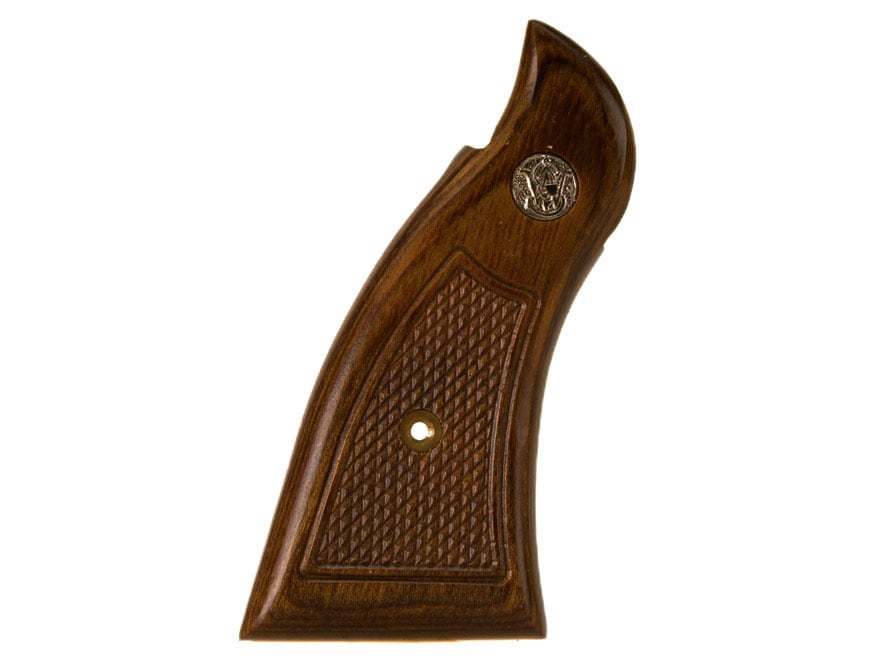 K/L Square Butt  Hardwood Grips open back Decorative Grips for Smith & Wesson 