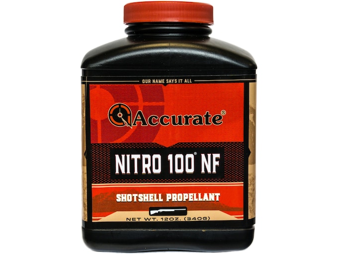 Accurate Nitro 100 Smokeless Gun Powder 4 lb