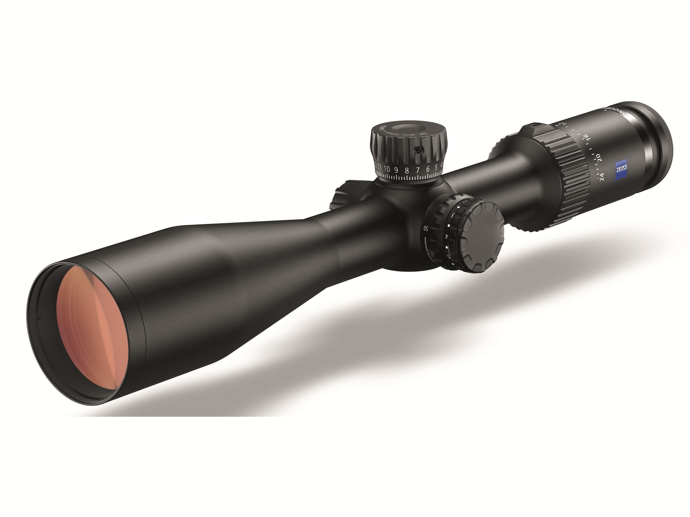 Zeiss Conquest V4 Rifle Scope 30mm Tube 624x 50mm Target Turret