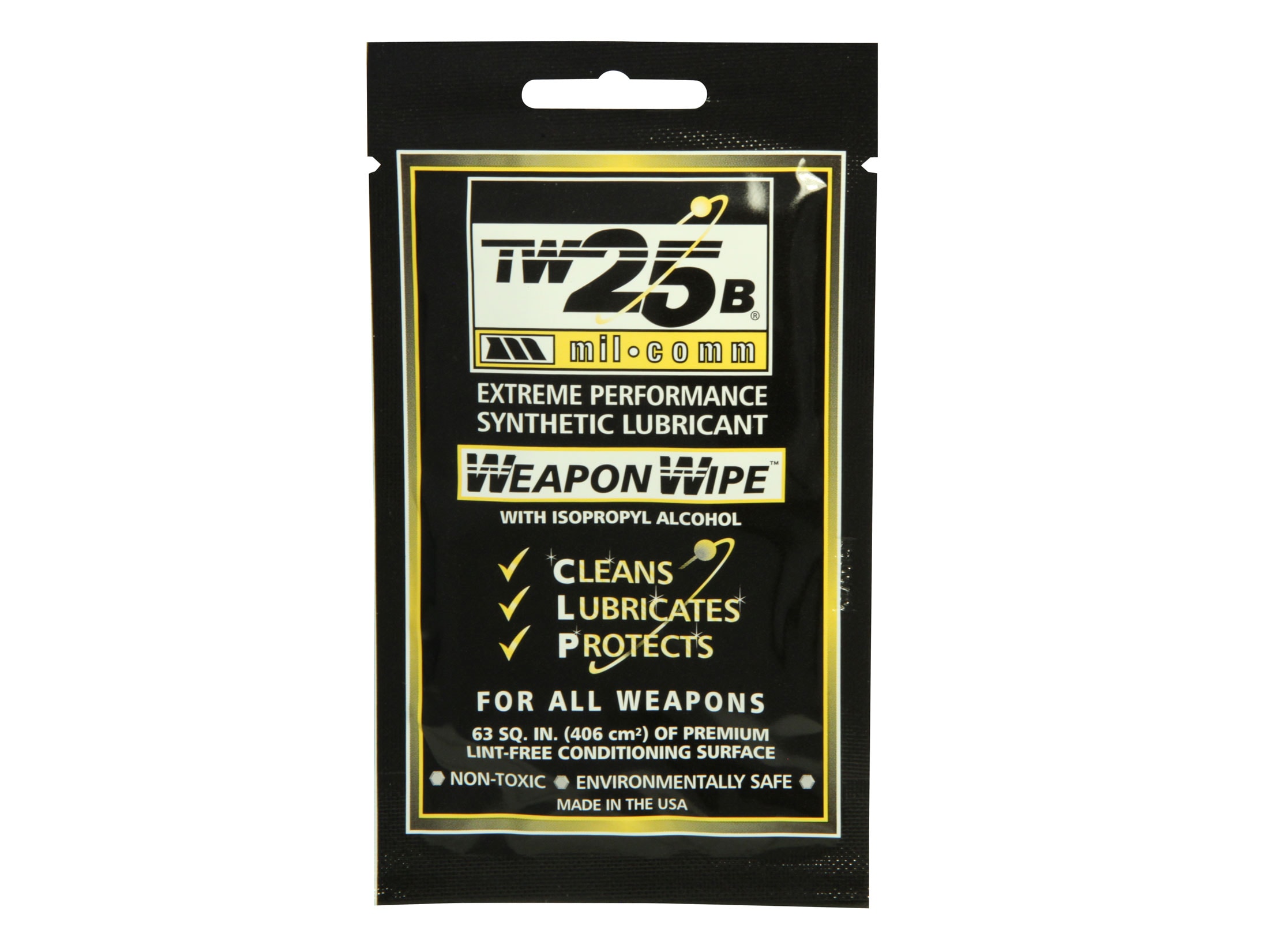 TW25B Gun Grease Firearm Wipes Package of 5