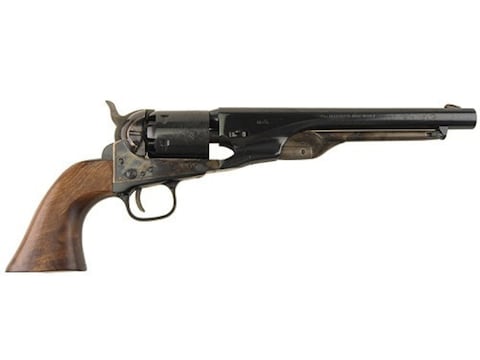 Pietta 1861 Navy Black Powder Revolver 36 Caliber 7.5" Barrel Steel Frame Blue