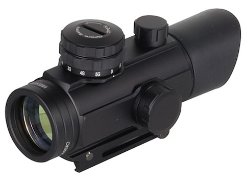 Weaver Red Dot Sight 30mm Tube 1x Red Green 4-Pattern Reticle (Micro