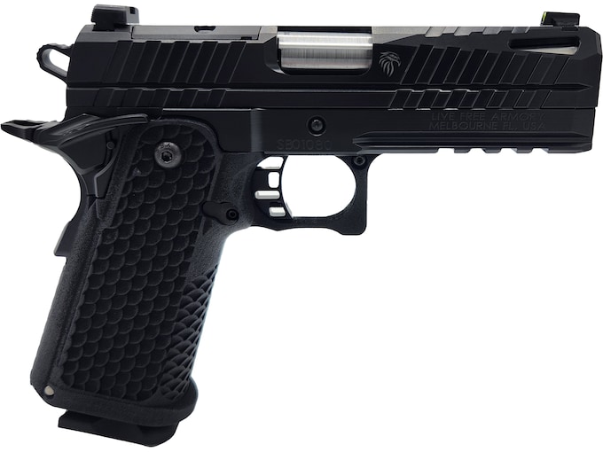 Live Free Armory Apollo 11 9mm Luger Pistol 4.15″ Barrel 17+1 Round Black – Open Box